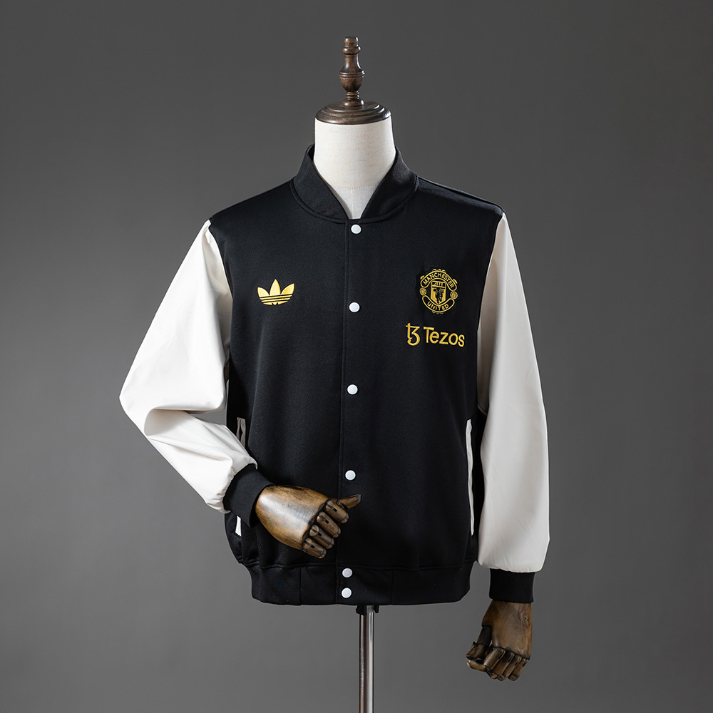 Manchester United Sportswear Jacket – White & Black