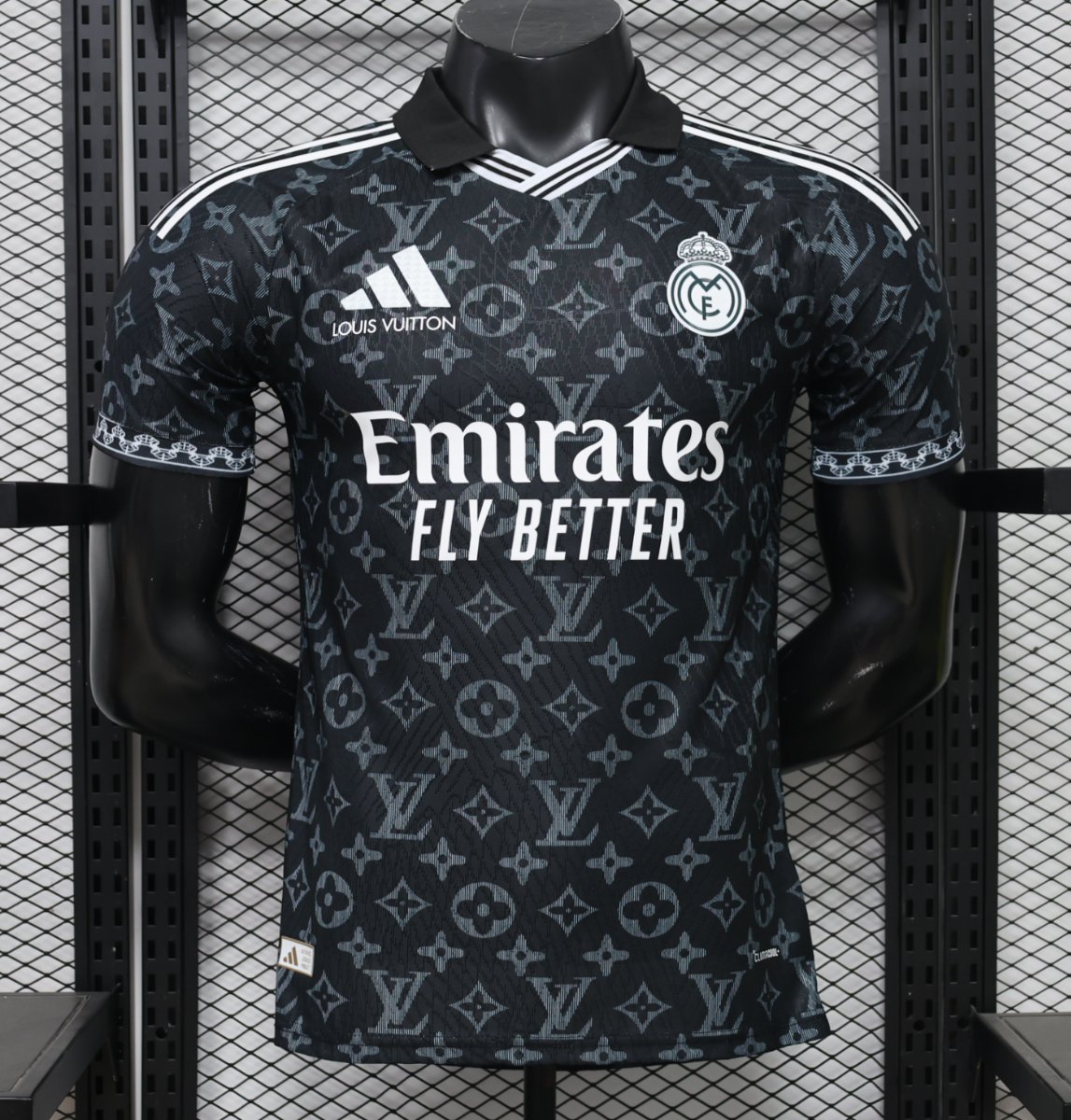 Real Madrid x Louis Vuitton 2026/27 Black Jersey – Player Version (Authentic)