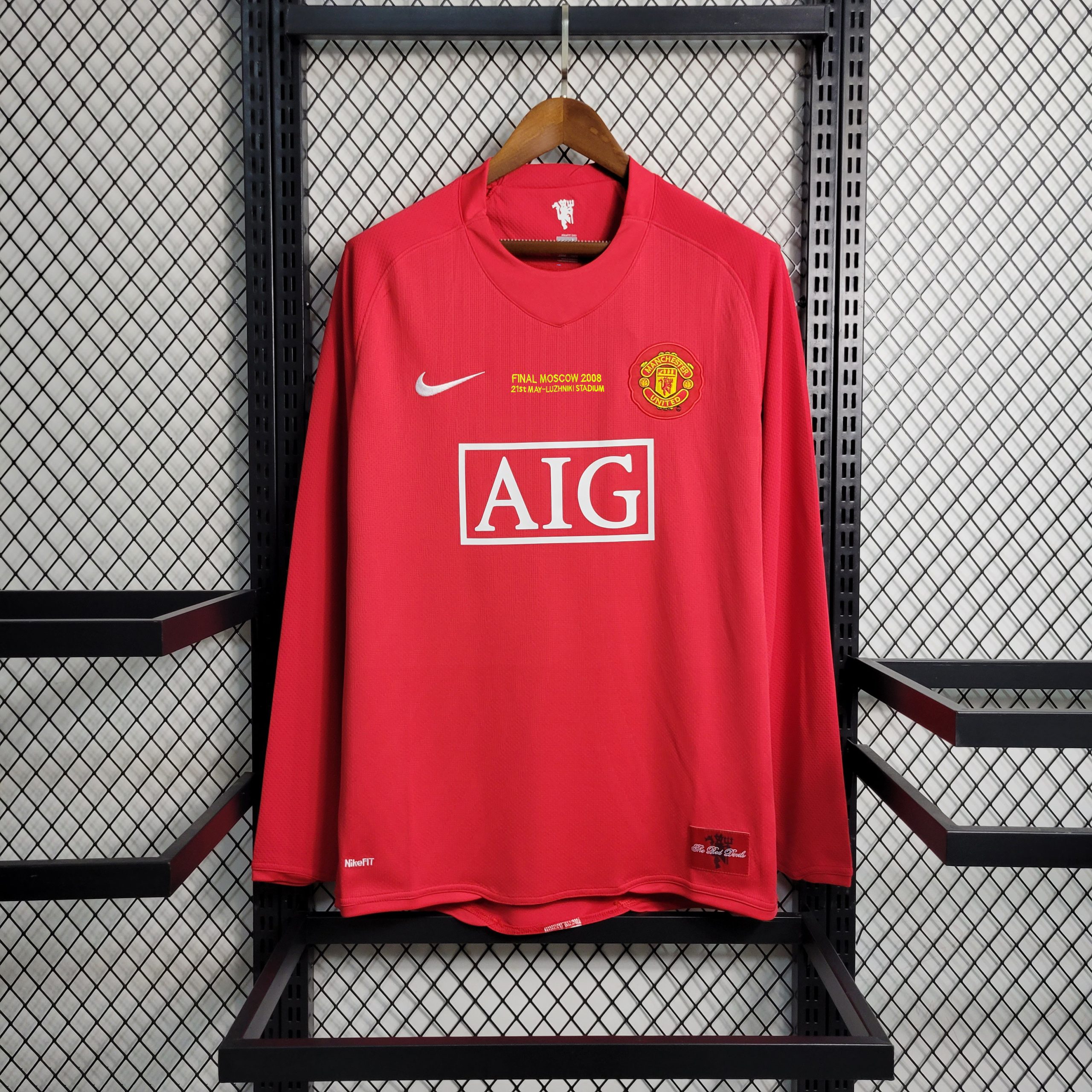 Manchester United Home Full Sleeves 2007/08 – Retro – EMPORIOSPORTS