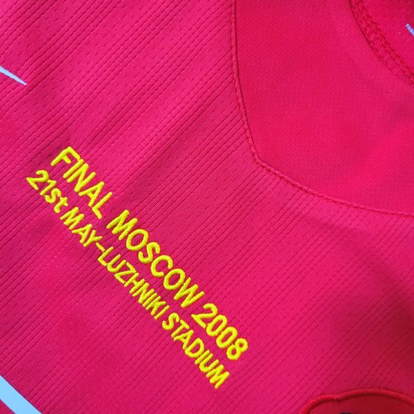 Manchester United Home Full Sleeves 2007/08 – Retro - Image 4