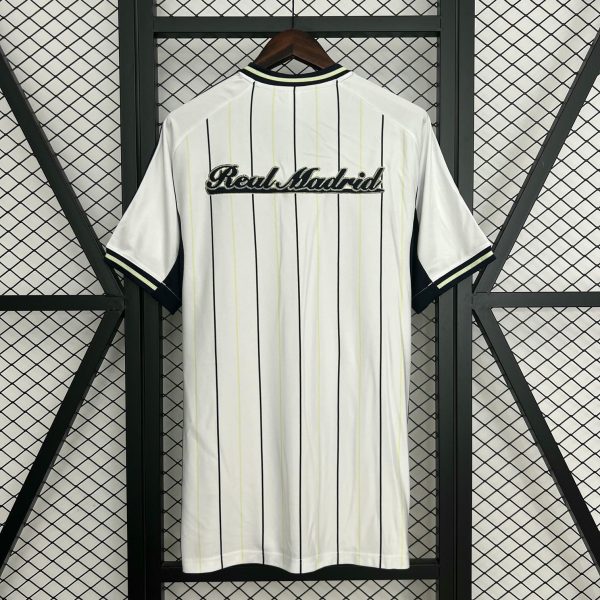 Real Madrid Special White 25/26 - Baseball Jersey - Authentic Jersey - Image 2