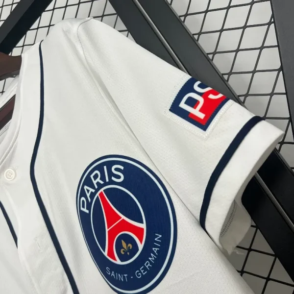 PSG White 25/26 Baseball - Authentic Jersey - Image 4