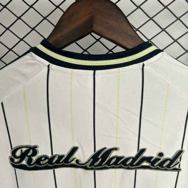 Real Madrid Special White 25/26 - Baseball Jersey - Authentic Jersey - Image 7