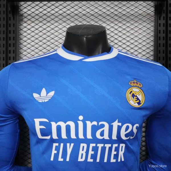 Real Madrid Third 25/26 Full Sleeves Player Version – Authentic Jersey - Image 4