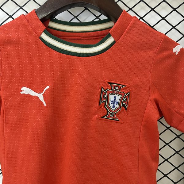 Portugal Home 2025 Euro - Kids Set - Image 3
