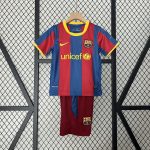 Barcelona Home 2010/11 Retro - Kids Set