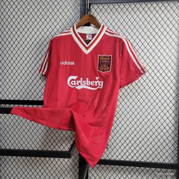 Liverpool Home 1995/96 - Retro - Image 3
