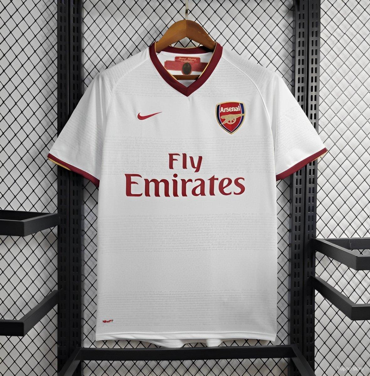 NIKE アーセナル 07-08 アウェイユニフォーム Fly Emirates Arsenal 2007-08 Away Retro Jersey
