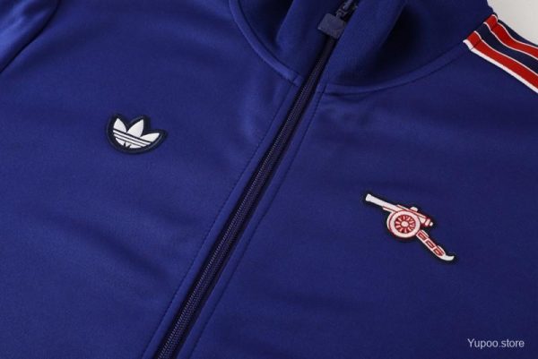 Arsenal Blue with Red & White Stripes Jacket 25/26 - Authentic - Image 6