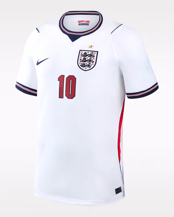 England 2026 World Cup Home Jersey BELLINGHAM 10 – Fan Version - Image 2